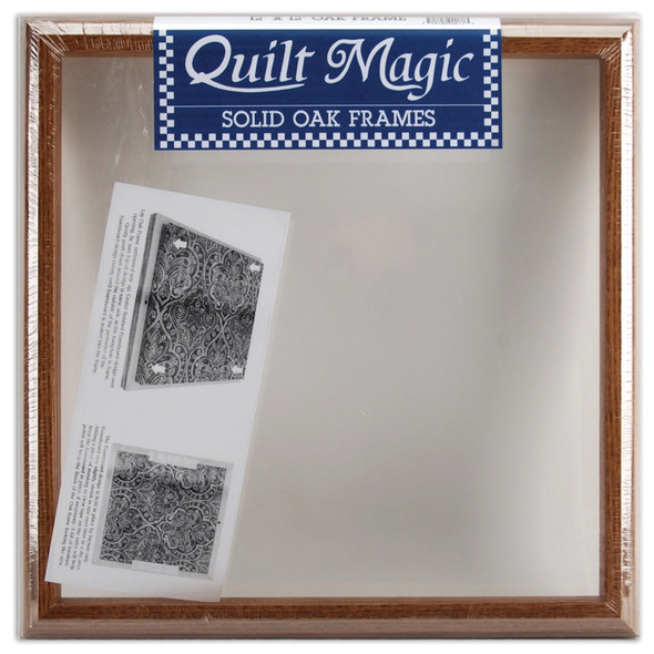 QUILT MAGIC - Frame 12"X12"-Oak (Qm012) 724180000123