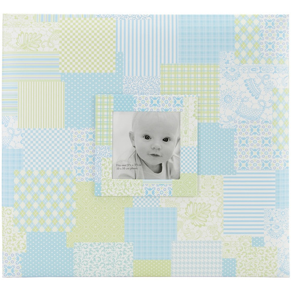 MBI - Baby Post Bound Album With Window 12"X12"-Blue (860071) 046909600712