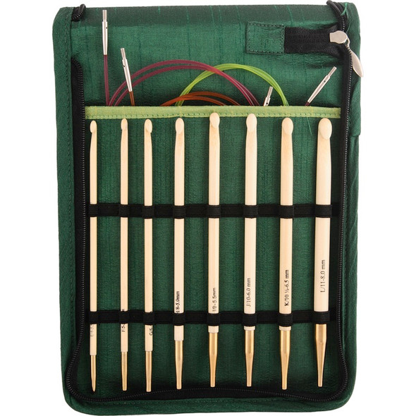KNITTER'S PRIDE - Bamboo Interchangeable Tunisian Crochet Hook Set - (KP900586) 8904086262555