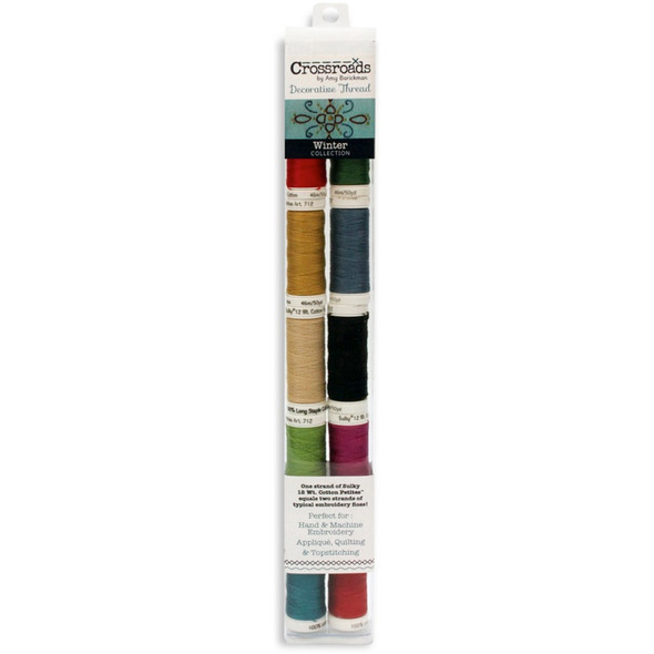 SULKY - Crossroads Cotton Petites 12 Weight 10/Pkg-Winter Collection (712c-32) 727072002793