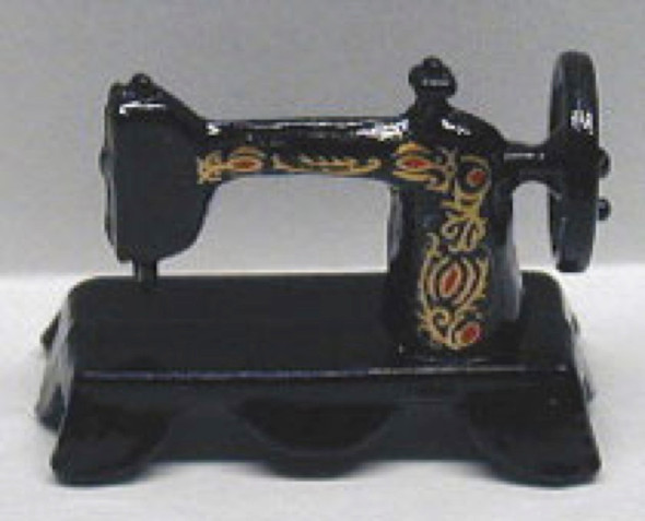 NEW CREATIONS - 1" Scale Dollhouse Miniature - Portable Sewing Machine (RA0122)