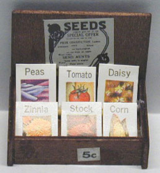NEW CREATIONS - 1" Scale Dollhouse Miniature - Seed Box (RA0141)