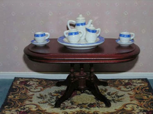 NEW CREATIONS - 1" Scale Dollhouse Miniature - 8 Piece Tea Set (RBD10)