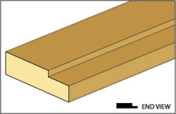 NORTHEASTERN SCALE LUMBER - 1" Scale Dollhouse Miniature - Wca-16 Outside Window Casing (1007)