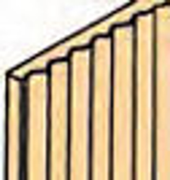 NORTHEASTERN SCALE LUMBER - 1" Scale Siding 3/32 Corrugated Dollhouse Miniature (436)