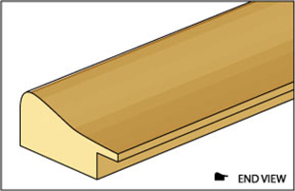 NORTHEASTERN SCALE LUMBER - 1 Inch Scale Dollhouse Miniature - (basswood) Pfa-4 Picture Frame (NE902)