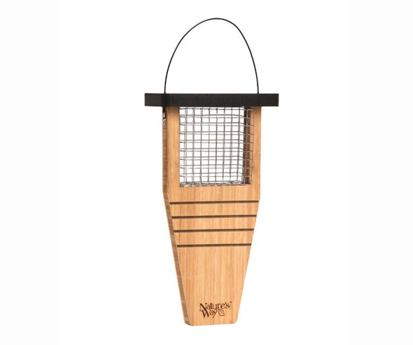 NATURE'S WAY - Bamboo Tail Prop Suet and Seed Log and Cake Bird Feeder (NWBWF1) 857907005627