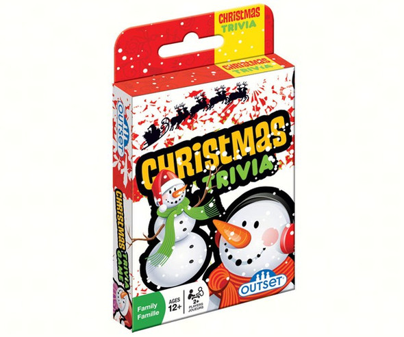 OUTSET MEDIA GAMES - Christmas Trivia Cards Game (OM19135) 625012191357