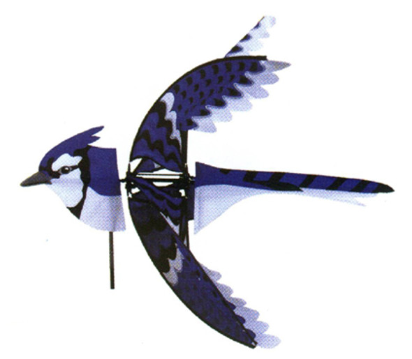 PREMIER DESIGNS - Eastern Blue Jay - Wind Garden Spinner (25125) (PD25125) 630104251253