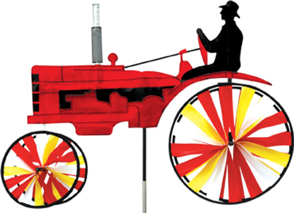 PREMIER DESIGNS - Old Tractor - Wind Garden Spinner - Red (PD25661) 630104256616