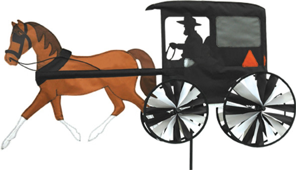 PREMIER DESIGNS - Horse and Buggy - Wind Garden Spinner (PD25663) 630104256630