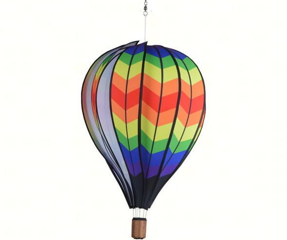 PREMIER DESIGNS - Double Chevron 22 inch Hot Air Balloon Wind Spinner PD25749 630104257491