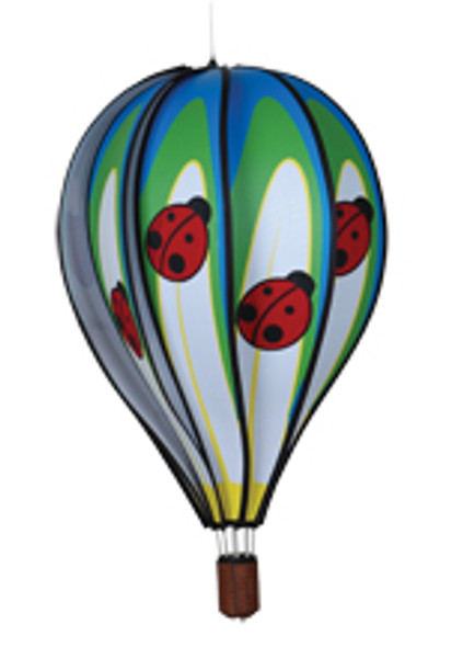 PREMIER DESIGNS - Ladybug - Hot Air Balloon Wind Garden Spinner - 22in. (PD25775) 630104257750