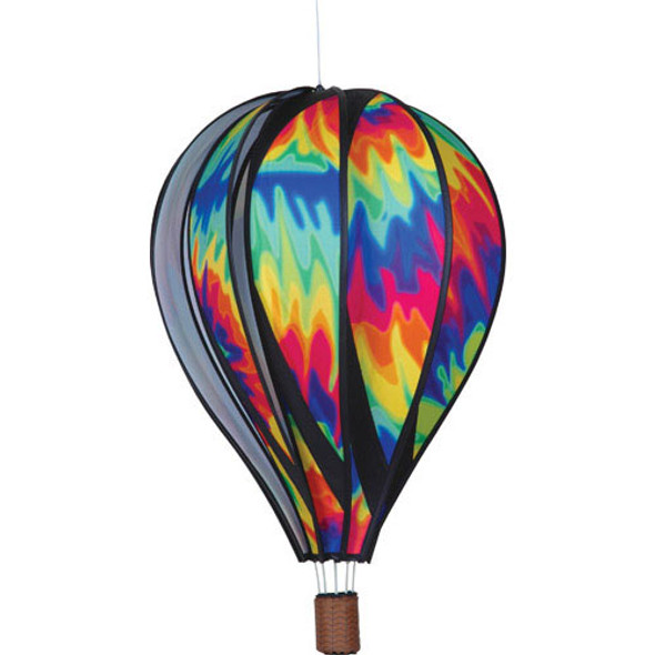 PREMIER DESIGNS - Tie Dye - Hot Air Balloon Wind Garden Spinner - 22in. (PD25776) 630104257767