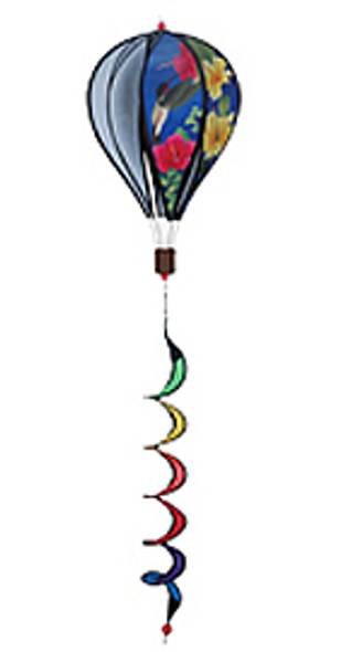 PREMIER DESIGNS - Hummingbirds - Hot Air Balloon Wind Garden Spinner - 16in. (PD25792) 630104257927