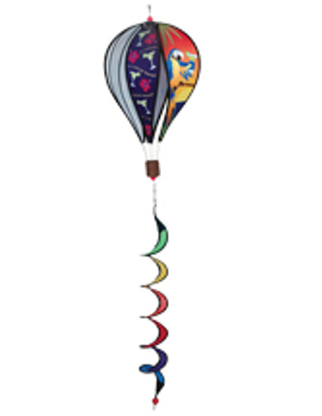 PREMIER DESIGNS - 5 O'Clock Somewhere - Hot Air Balloon Wind Garden Spinner - 16in. (PD25793) 630104257934