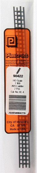 PLASTRUCT - 90422 HO Scale Plastic ABS Miniature Ladder (2) 764050904229