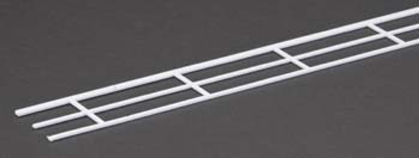 PLASTRUCT - 90683 O Scale Plastic Styrene Miniature Hand Rails 764050906834