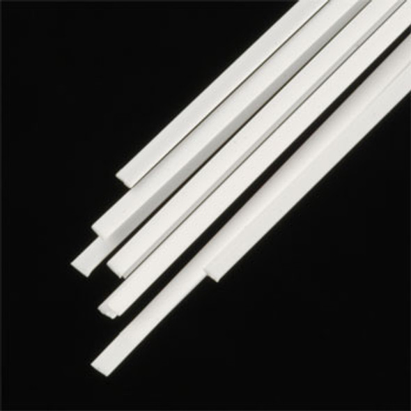 PLASTRUCT - 90713 Plastic Styrene Rectangle Strip Stock .010x.060x10" (10) 764050907138