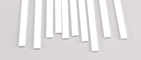 PLASTRUCT - 90748 Plastic Styrene Rectangle Strip Stock .040x3/16x10" (10) 764050907480