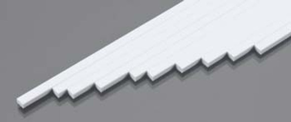 PLASTRUCT - 90777 Plastic Styrene Rectangle Strip Stock .100x5/32x10" (10) 764050907770