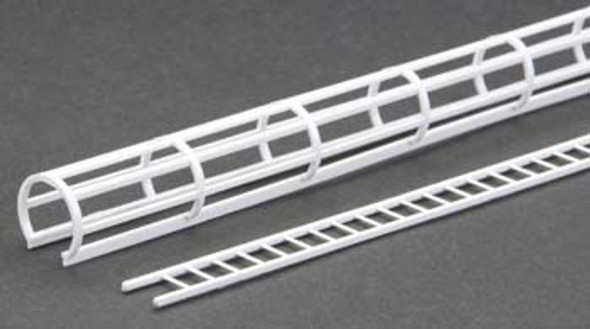 PLASTRUCT - 90973 O Scale Miniature Plastic Styrene Cage/Ladder 764050909736