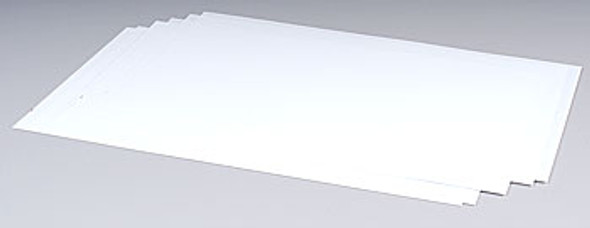 PLASTRUCT - 91101 Plastic White Styrene Sheet Stock .010x7x12" (8) 764050911012