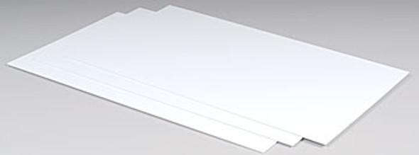PLASTRUCT - 91105 Plastic White Styrene Sheet Stock .060x7x12" (3) 764050911050