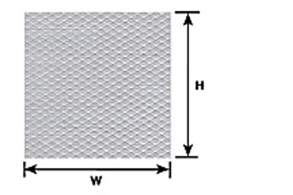 PLASTRUCT - Scale Plastic Pattern Sheet - HO White Checker & Tread Plate (2 Pack) (91681) 764050916819