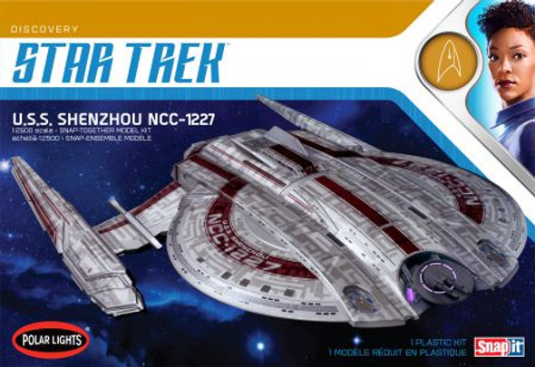 POLAR LIGHTS - Star Trek Discovery U.S.S. Shenzhou Snap Kit - (967M) 849398030028