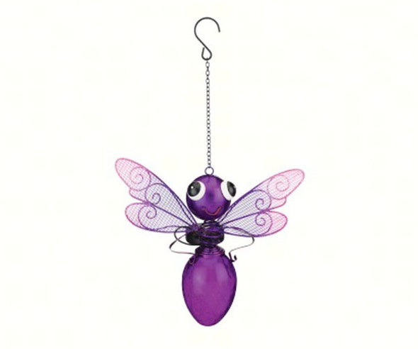 REGAL ART - Solar Dragonfly Shaped Lantern - Purple REGAL11577 657641115770