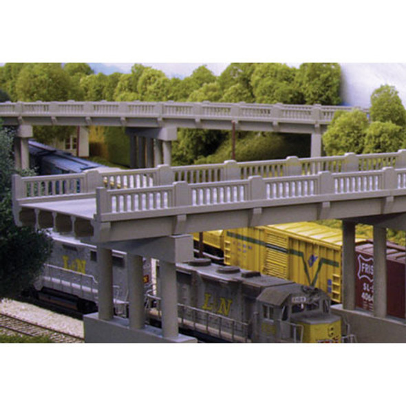 RIX Model Railroad - HO 50 Early Highway Overpass - Train Accessories (HO Scale) (6280101) 400628001012