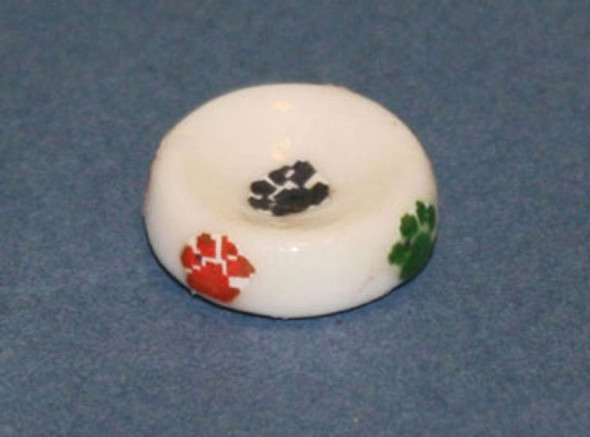 RAINDROP MINIATURES - 1" Scale Dollhouse Miniature - Pet Dish (161)