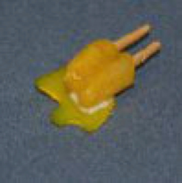 RAINDROP MINIATURES - 1" Scale Dollhouse Miniature - Popsicle - Melting Lemon (163)