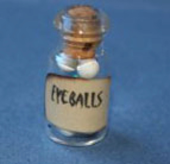 RAINDROP MINIATURES - 1" Scale Dollhouse Miniature - Eyeballs- Halloween Theme (196)