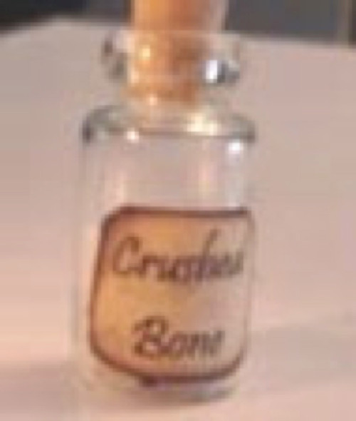 RAINDROP MINIATURES - 1" Scale Dollhouse Miniature - Crushed Bone - Halloween Theme (278)