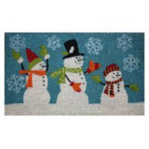 RAINDROP MINIATURES - 1" Scale Dollhouse Miniature - Mat - Snowman (295)