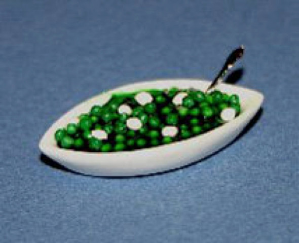 RAINDROP MINIATURES - 1" Scale Dollhouse Miniature - Peas & Onions Side Dish (73)