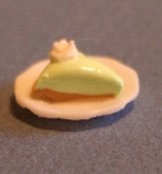 RAINDROP MINIATURES - 1" Scale Dollhouse Miniature - Pie Slice - Key Lime (85)