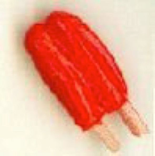 RAINDROP MINIATURES - 1" Scale Dollhouse Miniature - Popsicle - Red (93)