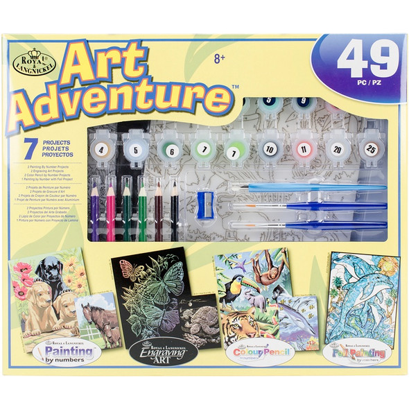 ROYAL BRUSH - Art Adventure Super Value Set - (AVS 101) 090672335500