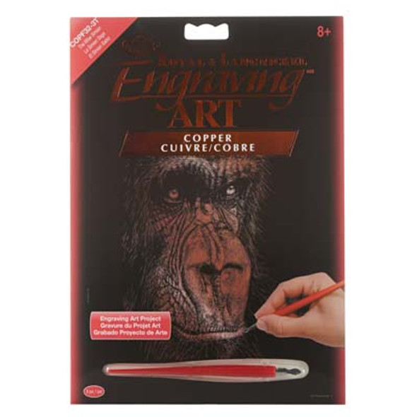 ROYAL BRUSH - Copper The Wise Simian - Engraving Art Kit COPF32 090672943996