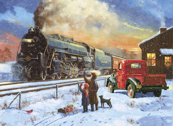 ROYAL BRUSH - "Home for Christmas" Painting by Numbers Kit (PAL40) 090672943491