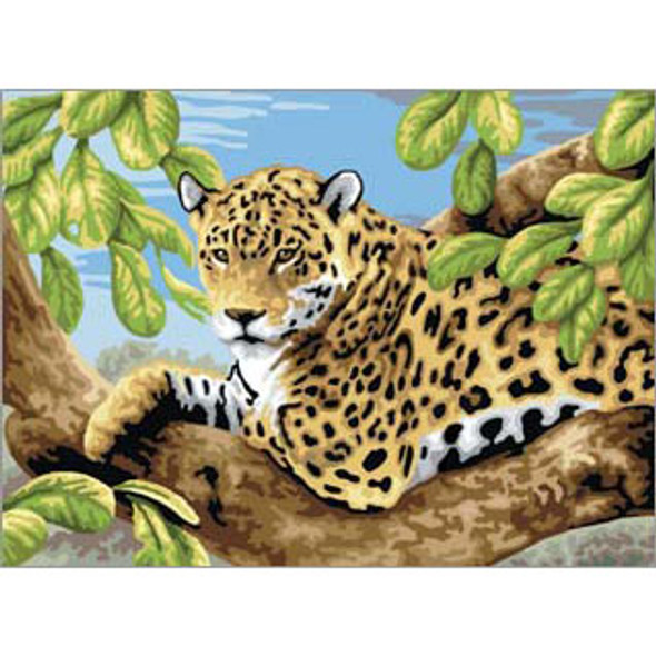 ROYAL BRUSH - LEOPARD IN TREE Paint By Number Kit (PJL11) 090672994103