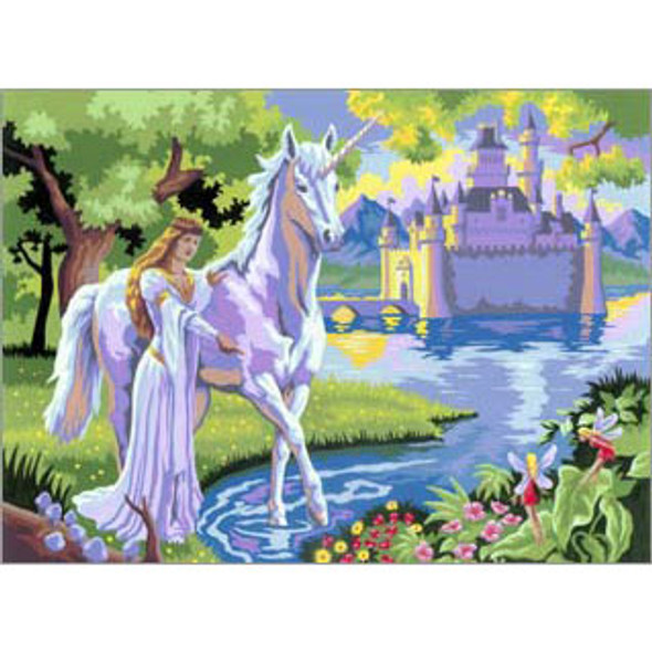 ROYAL BRUSH - FAIRY CASTLE Paint By Number Kit (PJL20) 090672994196