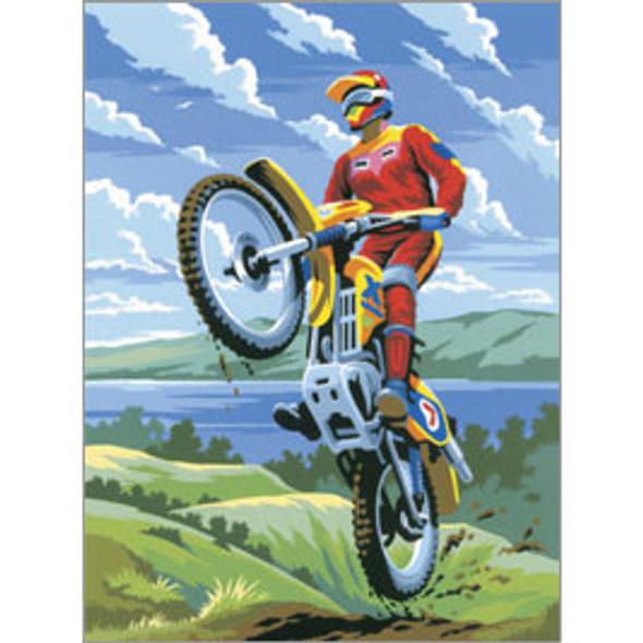 ROYAL BRUSH - MOTOCROSS Paint By Number Kit (PJS11) 090672993601