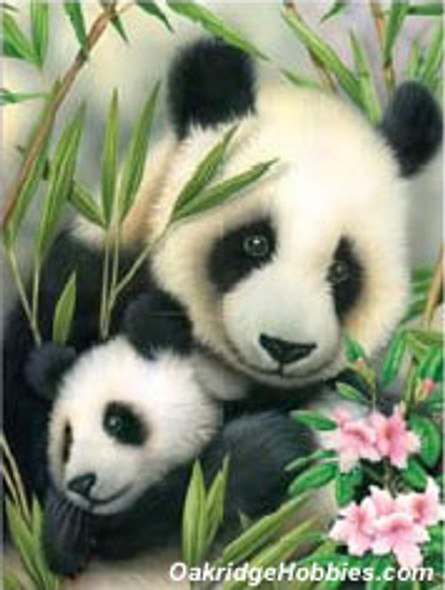 ROYAL BRUSH - PANDA & BABY - Paint by Number Art Craft Kit (PJS39) 090672056825