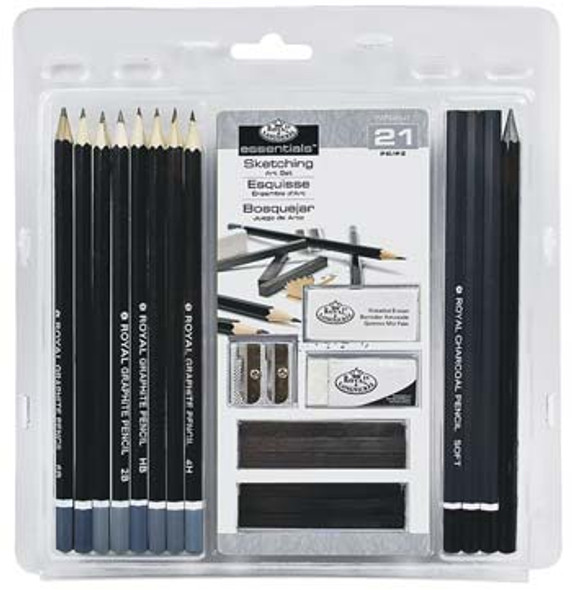 ROYAL BRUSH - Piece Sketching Set - Art Supplies RART-200 090672057648