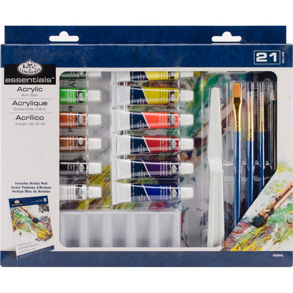 ROYAL BRUSH - Essentials(TM) Art Set-Acrylic Painting (RD844L) 090672073082