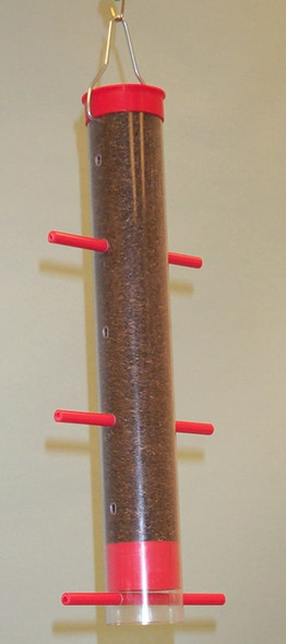 SONGBIRD ESSENTIALS - Finches Favorite 12in. Single Tube Bird Feeder (SE112) 645194001121